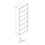 Disegno 217cm H Standard Bookcase-1562371061