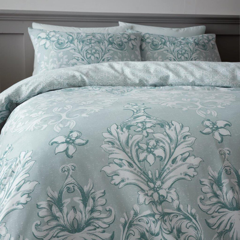  Duvet Cover Set, King, Duck Egg
