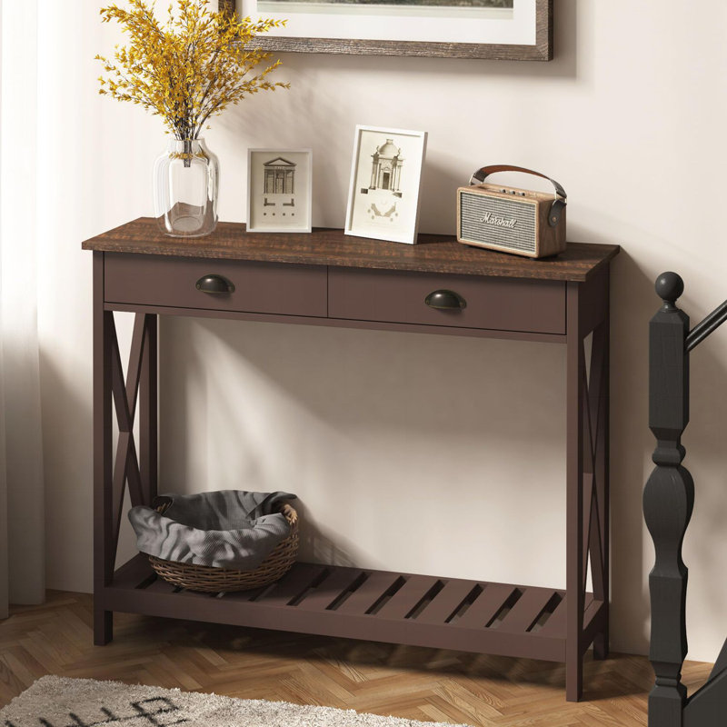 Console 39,37 po Tarren, Brun, Brun