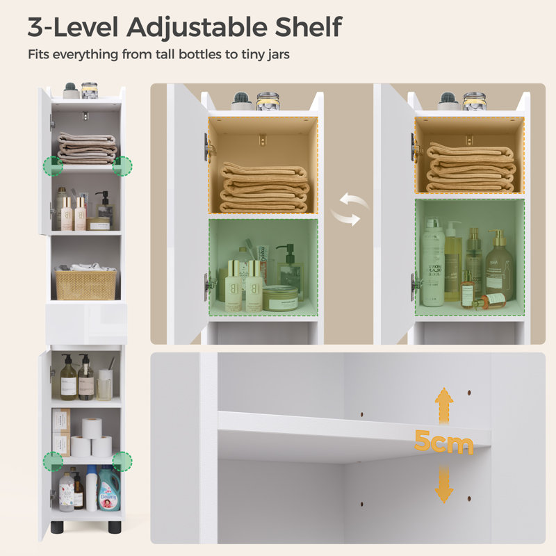 MDF Freestanding Bathroom Cabinet