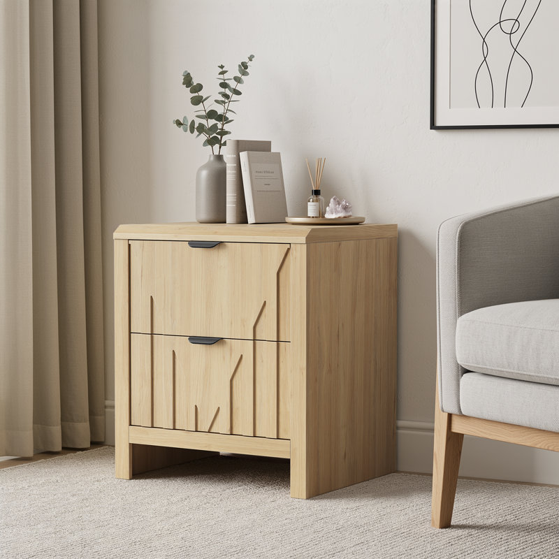 48 cm W Bedside Table