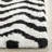 Barcelona Shag Hand Tufted Performance Chevron Rug-12414396