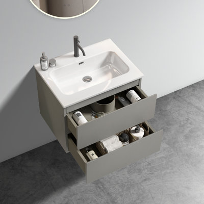 Meuble-lavabo mural 24 po avec lavabo