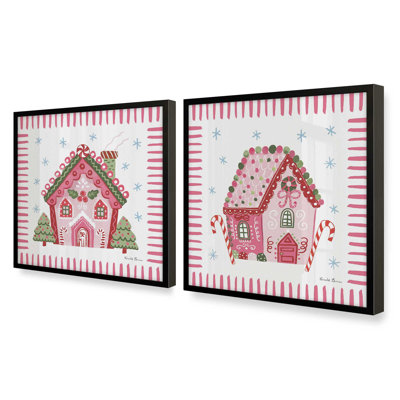 Ensemble de 2 estampes Ribboned Holiday