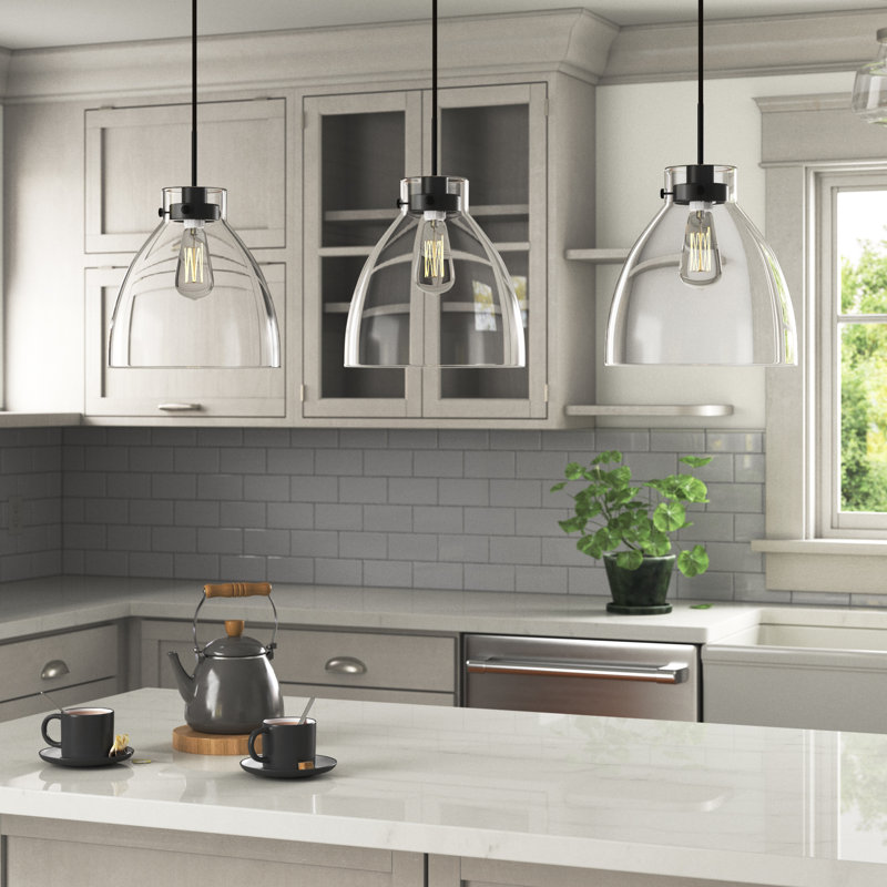 Keeble 3 - Light Black Pendant