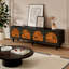 French Retro Walnut TV Stand