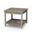 Longs Peak Eucalyptus 2-Shelf Side Table, Espresso