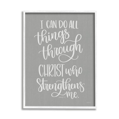 «Can Do All Things Through Christ»