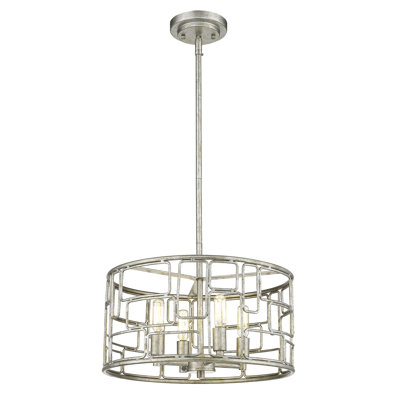 Mathena 4 - Light Dimmable Drum Chandelier