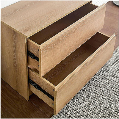 Devi Oak Wall Mounted Wood Closet System
