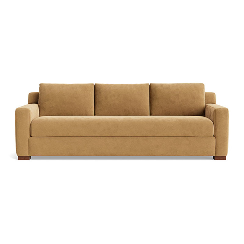 Catalina Sofa (95"), Performance Velvet - Nutmeg
