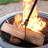  Black Steel Spring-Loaded Log Grabber Tongs
