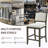 Upholstered Bar Stools With Back(Set Of 2)-2007634539