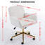 Modern Velvet Office Chair With Swivel-876859075