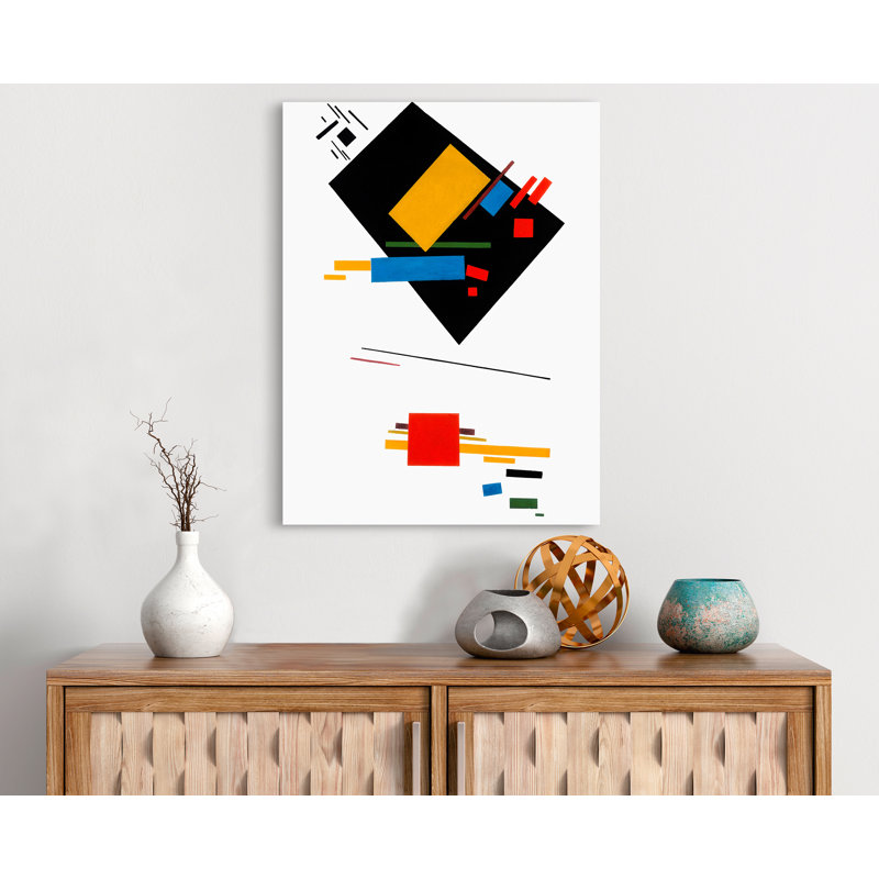 Suprematism by Kasimir Malevich - Wrapped Canvas Painting, 70cm H x 50cm W x 4cm D