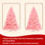 Arbre de Noël artificiel épinette rose et cachemire rose-1992047364