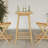 Square 55Cm L Outdoor Standing Height Table