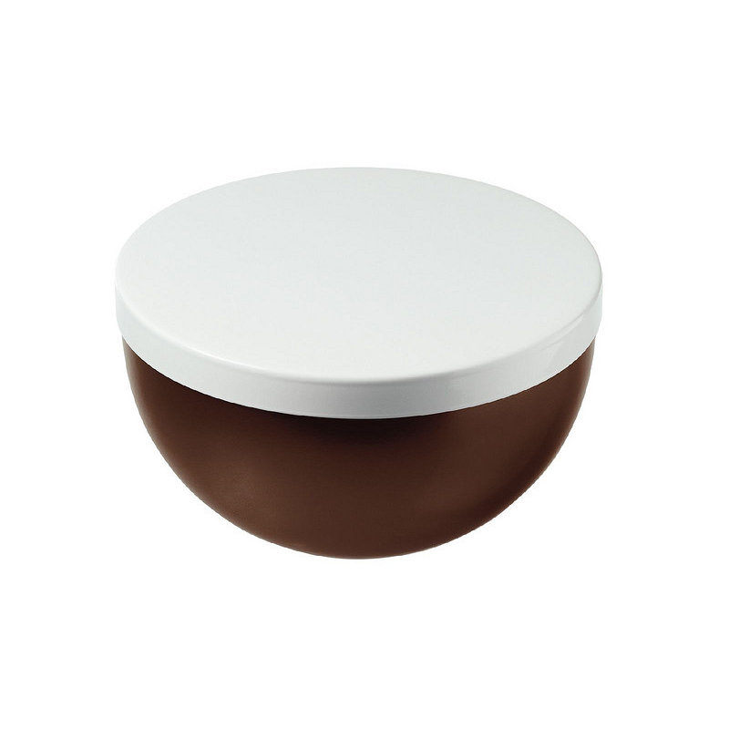 Food Storage Container, White / Brown