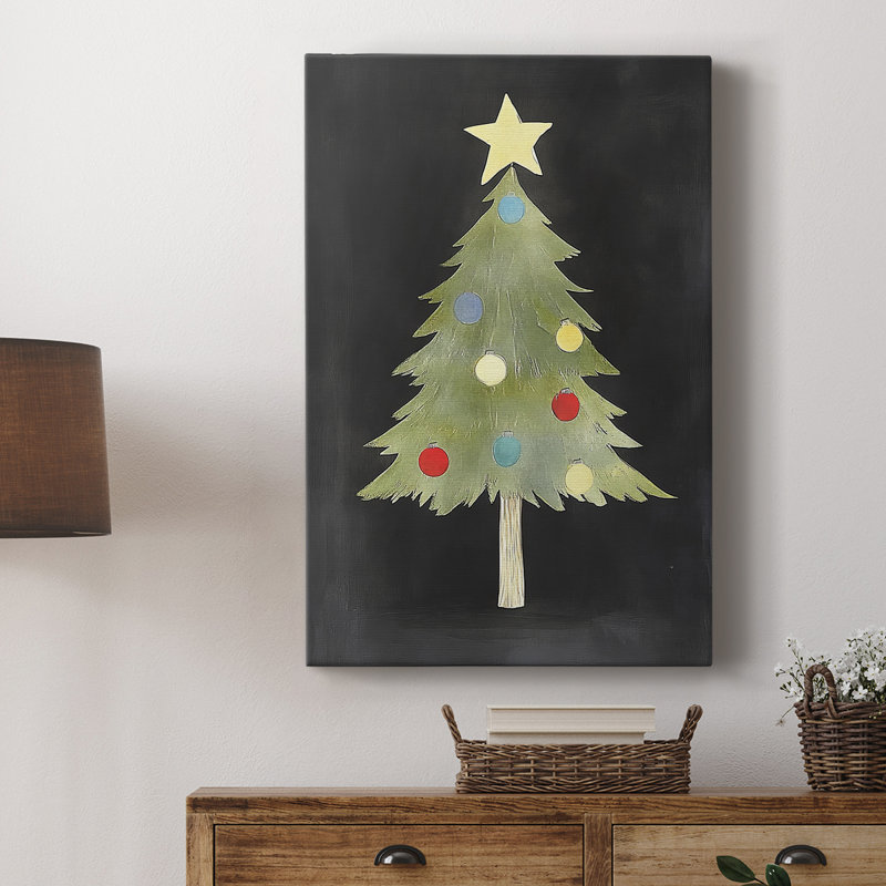 Art de Noël de Noël IV - galerie Cavas sur mesure, H 36 po x l 24 po