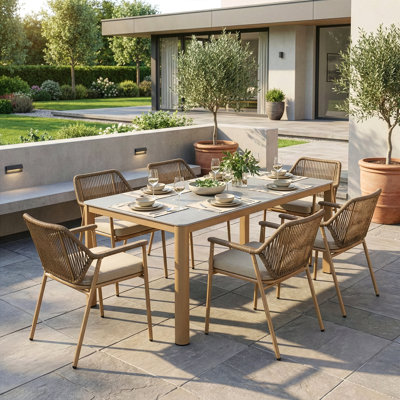 Ensemble repas 6 places Bisera