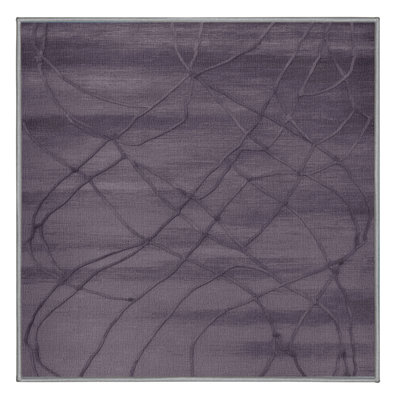 Tapis mauve lavable à la machine
