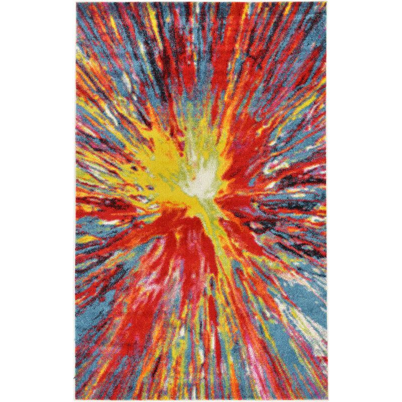 Stilson Abstract Indoor Rug, Rectangle 8' x 10'