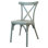 Premium All-Weather Wicker Outdoor Stacking Dining Side Chair