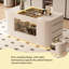 Armoire de rangement pour bijoux 31,5 po blanc mat