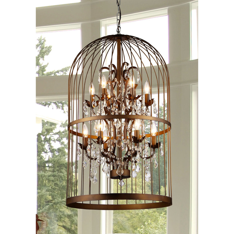 Lustre géométrique à 12 lumières Spofford