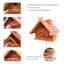 Boen Wood Freestanding Decorative Bird Feeder