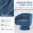 Nailhead Swivel Barrel Chair,Set of 2-1186168333