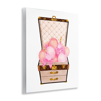 Balloon & Champagne Filled Trunk Wall Plaque, design by Ziwei Li