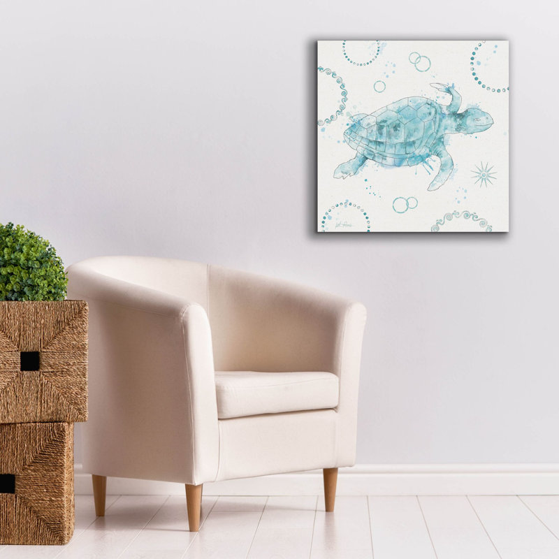 "Epic Graffiti" Coastal Splash 7 "par Katie pertiet, art mural sur toile, H 26 po x l 26 po x P 1,5 po