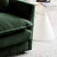 Salon - Chenille 2 avec 4 coussins, structure, coussins luxueux 2, tissu de bois rembourré stable, coin salon confortable
