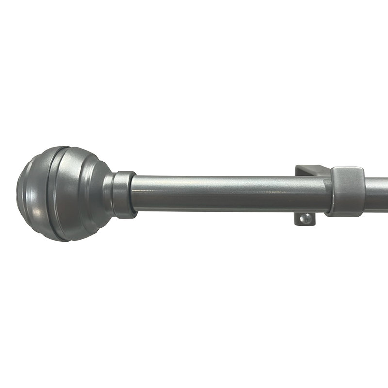 Rotella Adjustable Single Curtain Rod, 28" - 48"