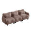 Canapé en chenille de 101 po avec 2 coussins décoratifs Curve-130488968-130488970