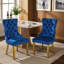 Chaises de salle à manger en velours capitonné à oreilles Amelia-761125030-768344949
