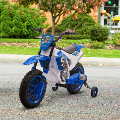 Electric Ride-on Motorcycle Aosom Battery Powered Ride On
