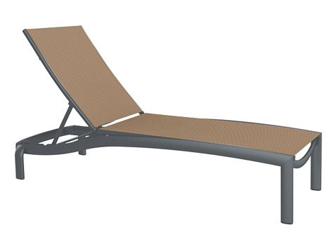 Kor Outdoor Chaise Lounge, Mia II, Graphite