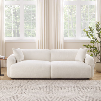 90'' Upholstered 3 Seats Sofa