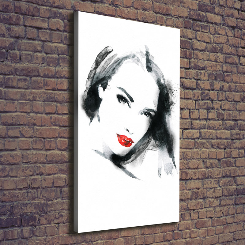Portrait Of A Woman - Wrapped Canvas Print