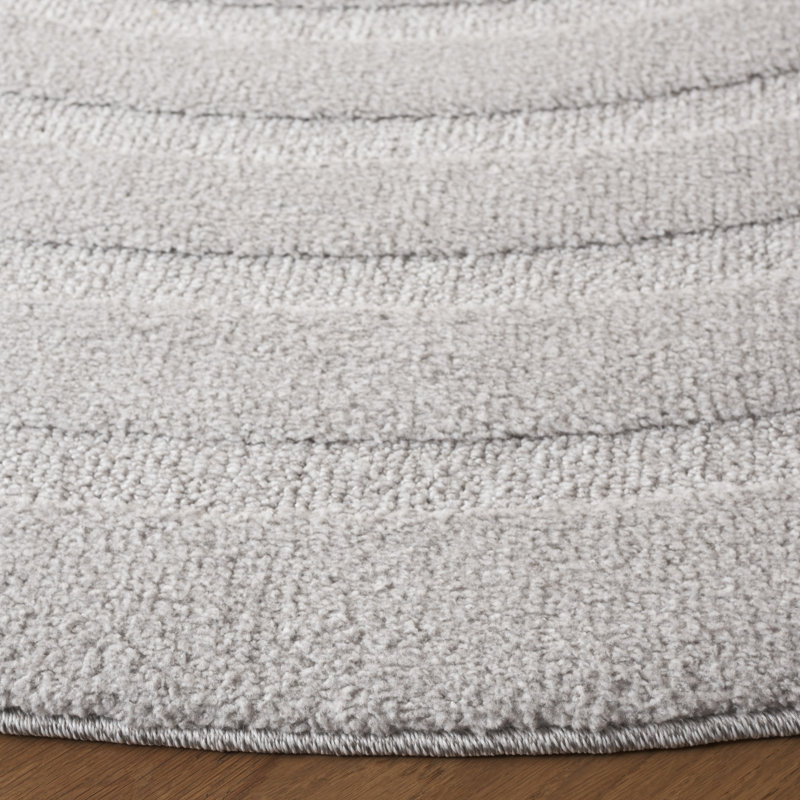 Jhanae Ramona Performance Geometric Rug, Round 6'7"