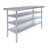 Stainless Steel Table With Three Undershelves-118026895