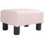 Repose-pieds repose-pieds, petit tabouret avec revêtement en tissu de lin et pieds en plastique, repose-pieds cubique pour le salon, gris-845236552