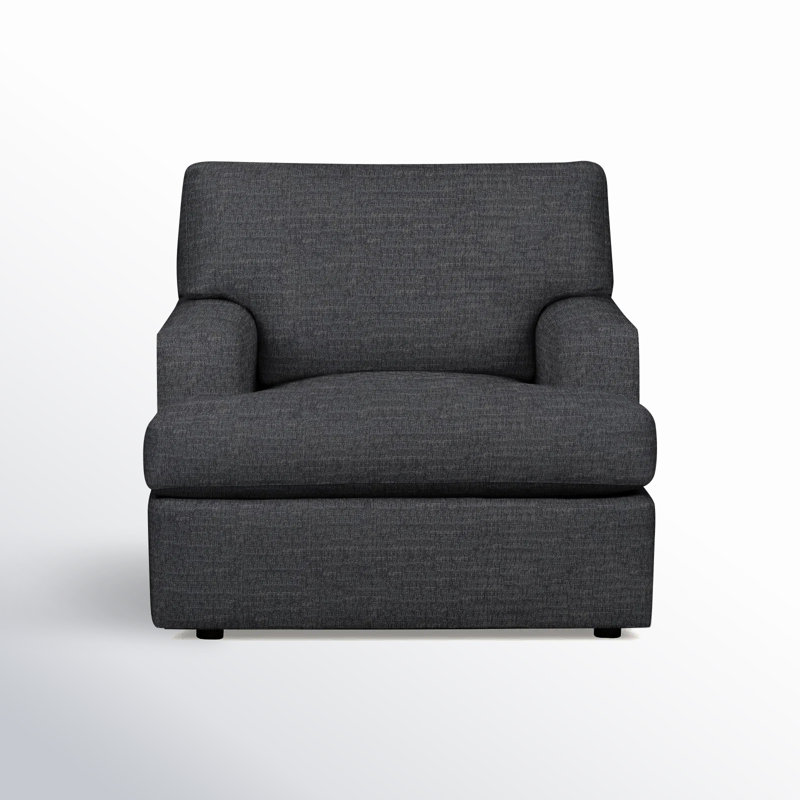 Fauteuil d'appoint Cleo, Chenille performance indigo Nomad