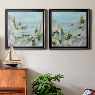 " Pastel Cove I " 2 - Pieces