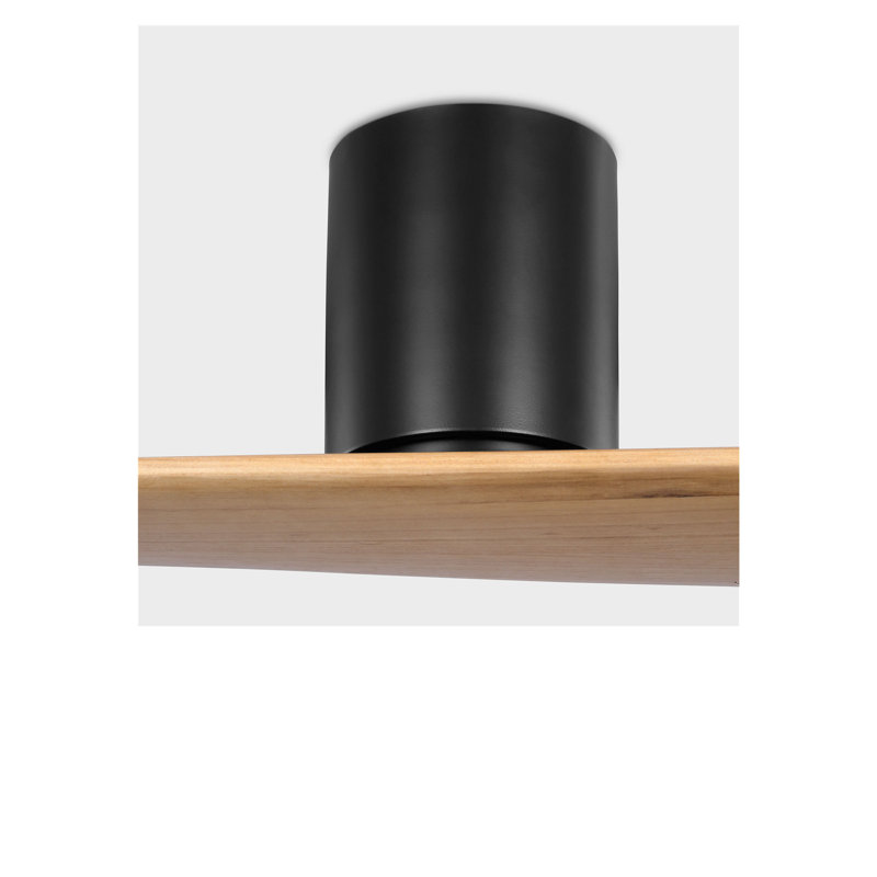 Plank Smart 60 Hugger Ceiling Fan, Natural Honey