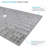 Transolid Trimslate Plus 60-in x 42-in Zero Threshold Shower Base with Center Drain-115485095