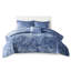Édredon en velours simple / simple TG - Pervenche bleue écrasée avec bourre, édredon, 2 taies décoratives, 1 coussin décoratif, literie confortable lavable à la machine dans une taie décorative diamant-121054719-121054720