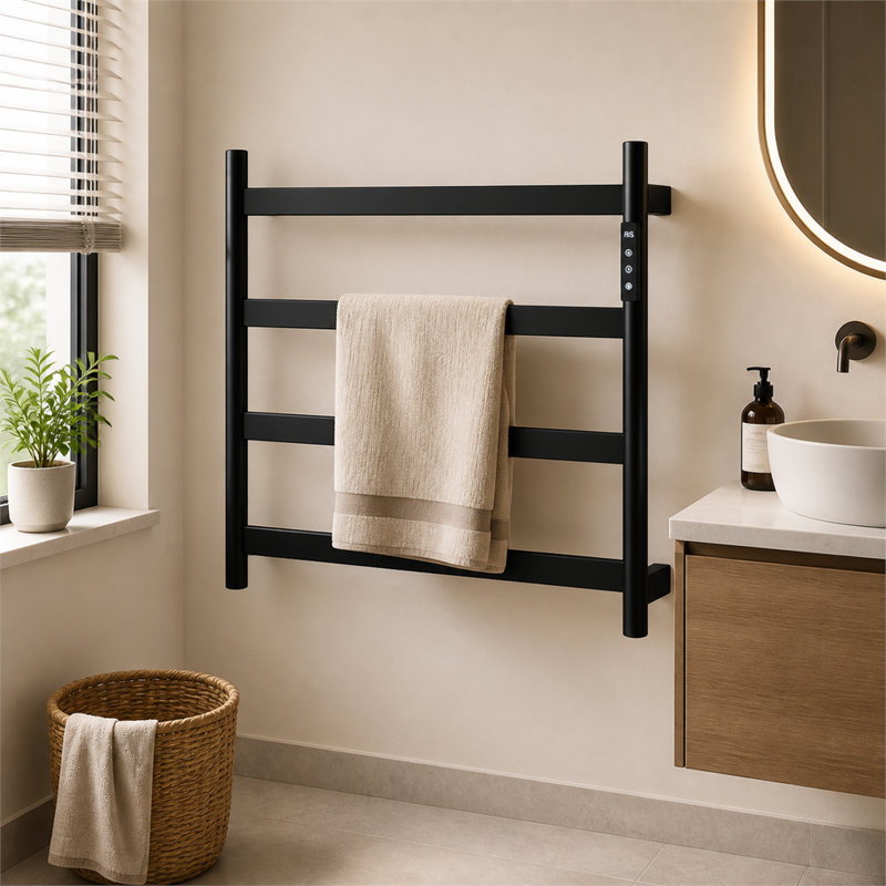 Porte-serviettes noir